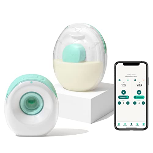 Willow Go - Hands Free Breast Pump - Wearable Breastfeeding Pump - Portable, Electric, Cordless, & 9 Levels of Hospital Grade Suction Strength - Postpartum Essentials - Double Breast Pump