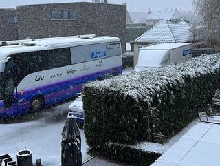Snowy conditions force the cancellation of GP Oetingen
