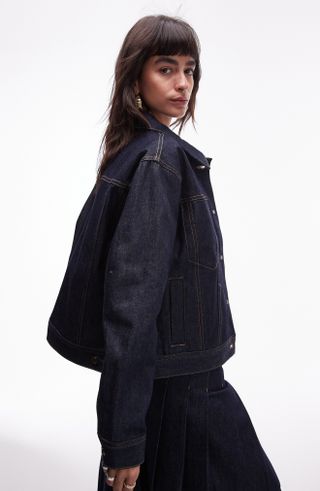 Boxy Denim Trucker Jacket