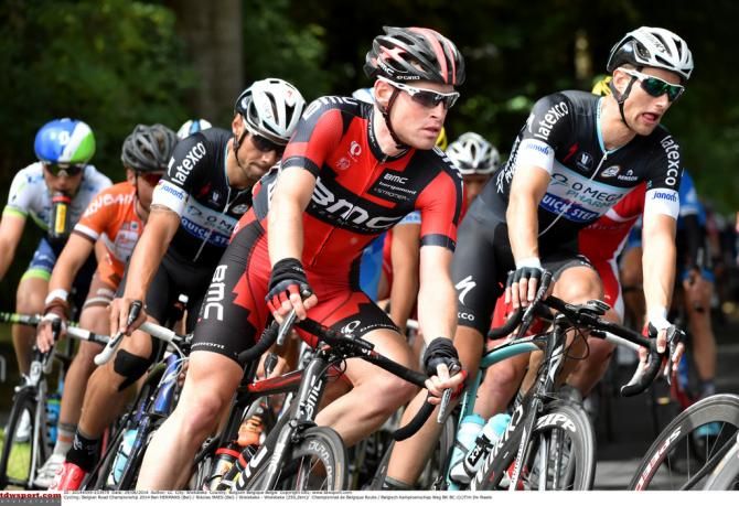 Ben Hermans (BMC) in the bunch