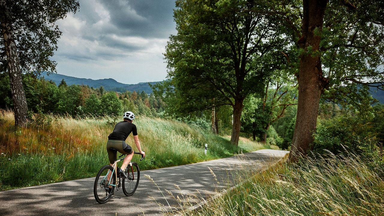riding in a national park in northern Czech