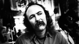 David Crosby from Crosby, Stills & Nash posed in Amsterdam, Netherlands in 1976