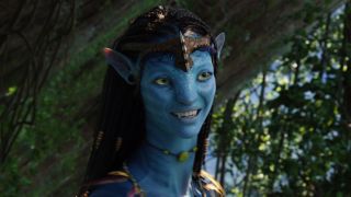 Zoe Saldana as Neytiri in Avatar