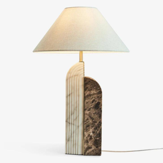 Brown Carrara Table Lamp