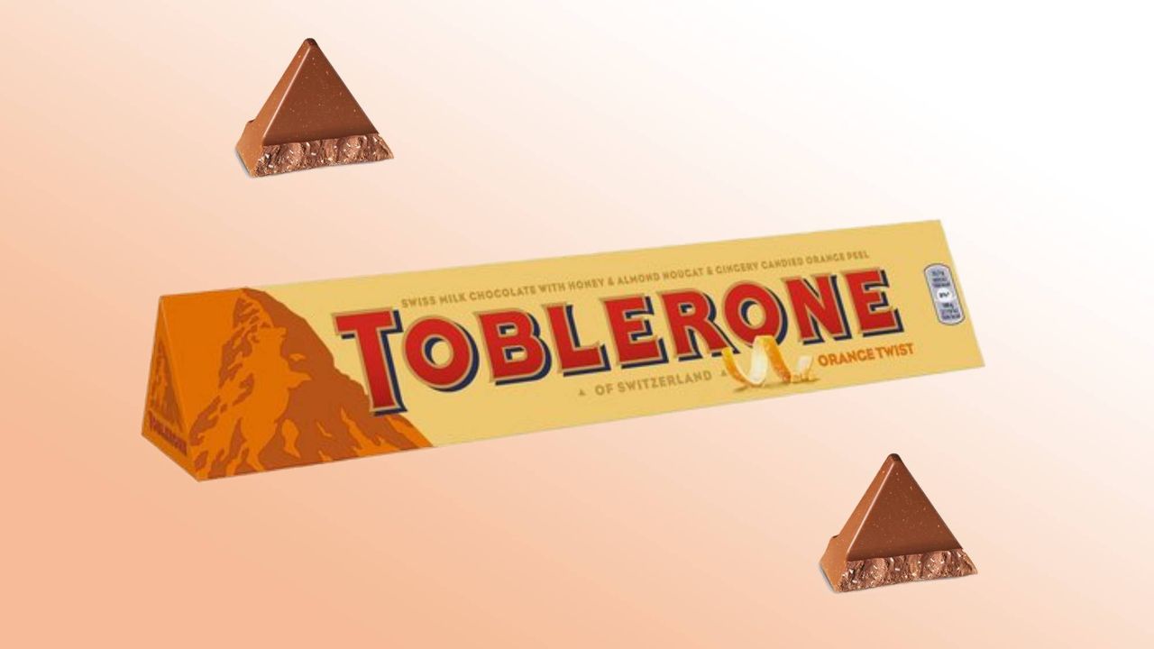 orange chocolate toblerone