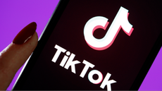 TikTok on a screen