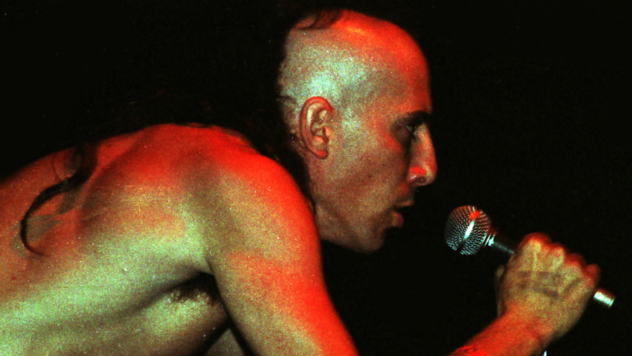 Maynard James Keenan onstage with Tool in 1991