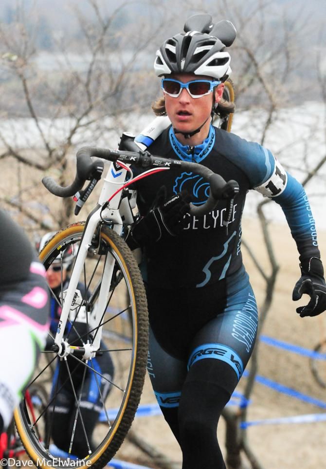 Rebecca Wellons (Seaside Cycle) on the run-up from the beach.