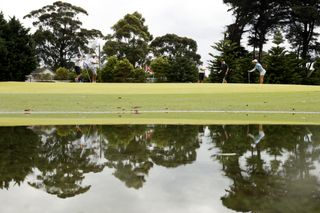 A view of Kingston Heath GC during Wednesday's pro-am before the 2024 Australian Open