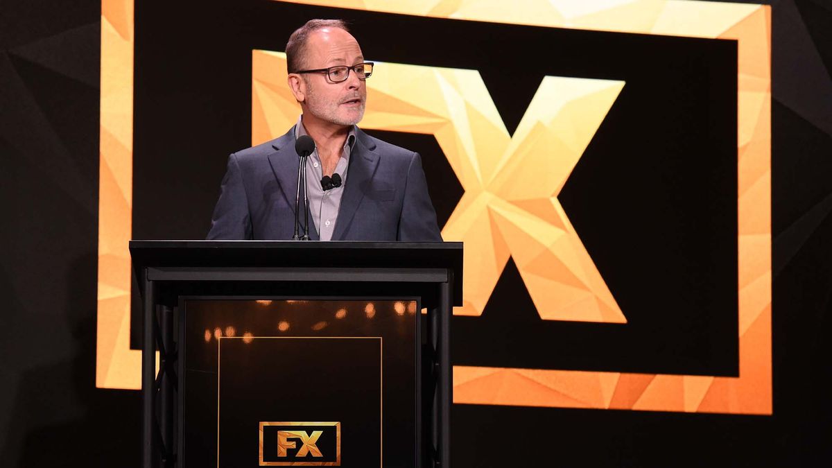 FX Networks chief John Landgraf during the 2023 TCA Winter Press Tour on January 12.