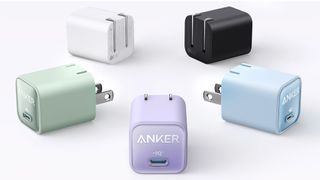 Anker's Nano Pro 3 charger in various colors