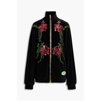Gucci Sequin-Embellished Cotton-Blend Velvet Jacket: was $4,200now $2,310 at The Outnet (save $1,890)