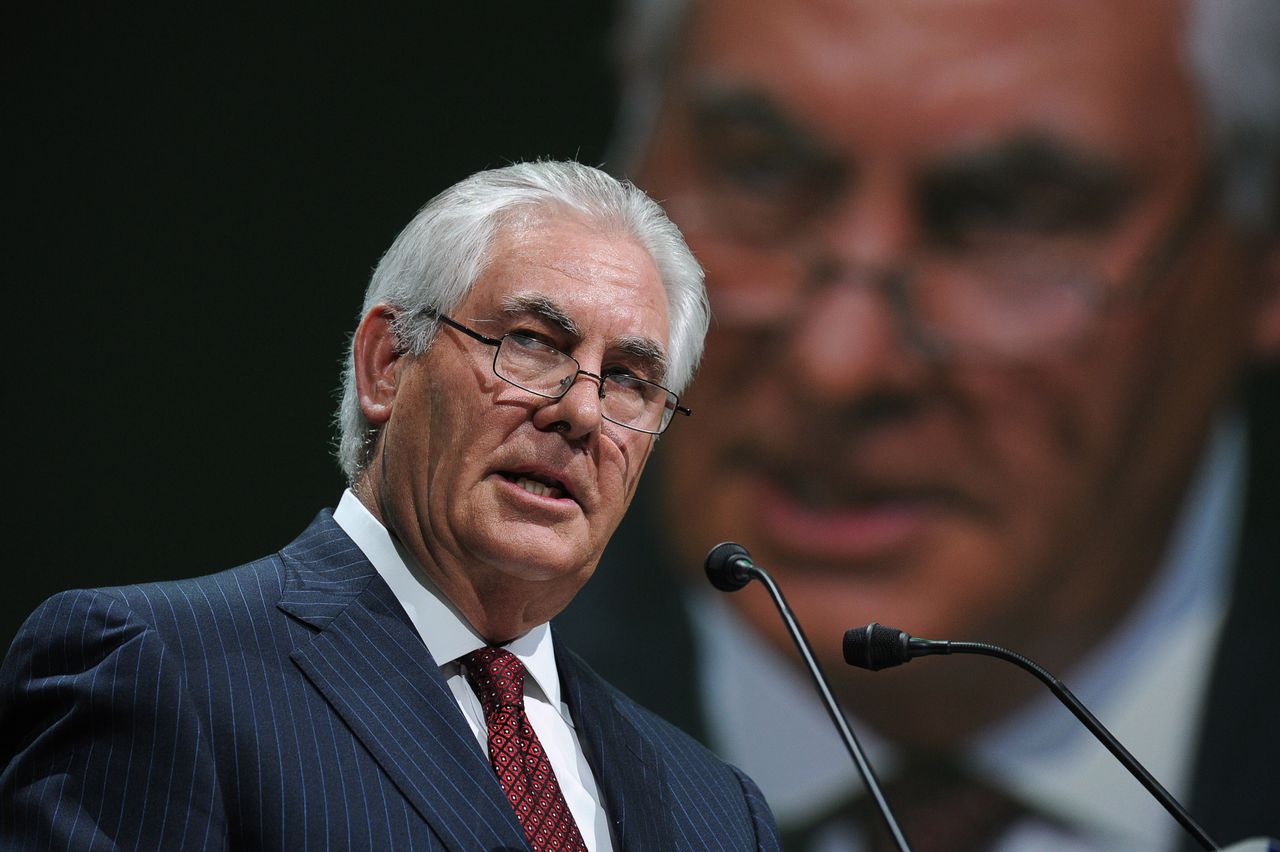 Exxon CEO Rex Tillerson