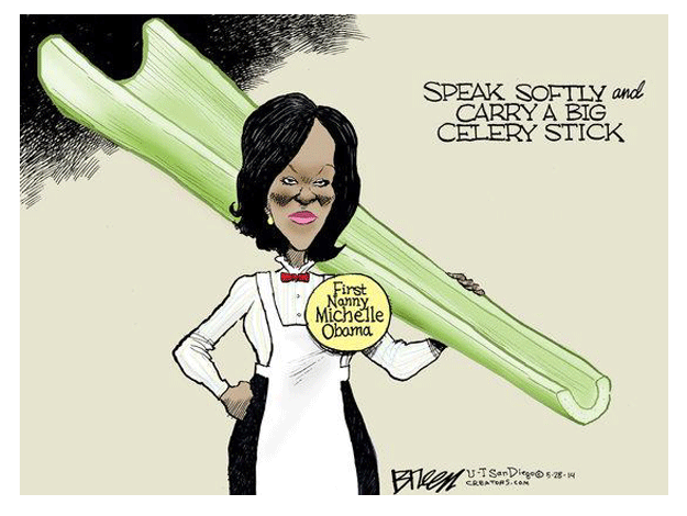 Obama cartoon Michelle Obama