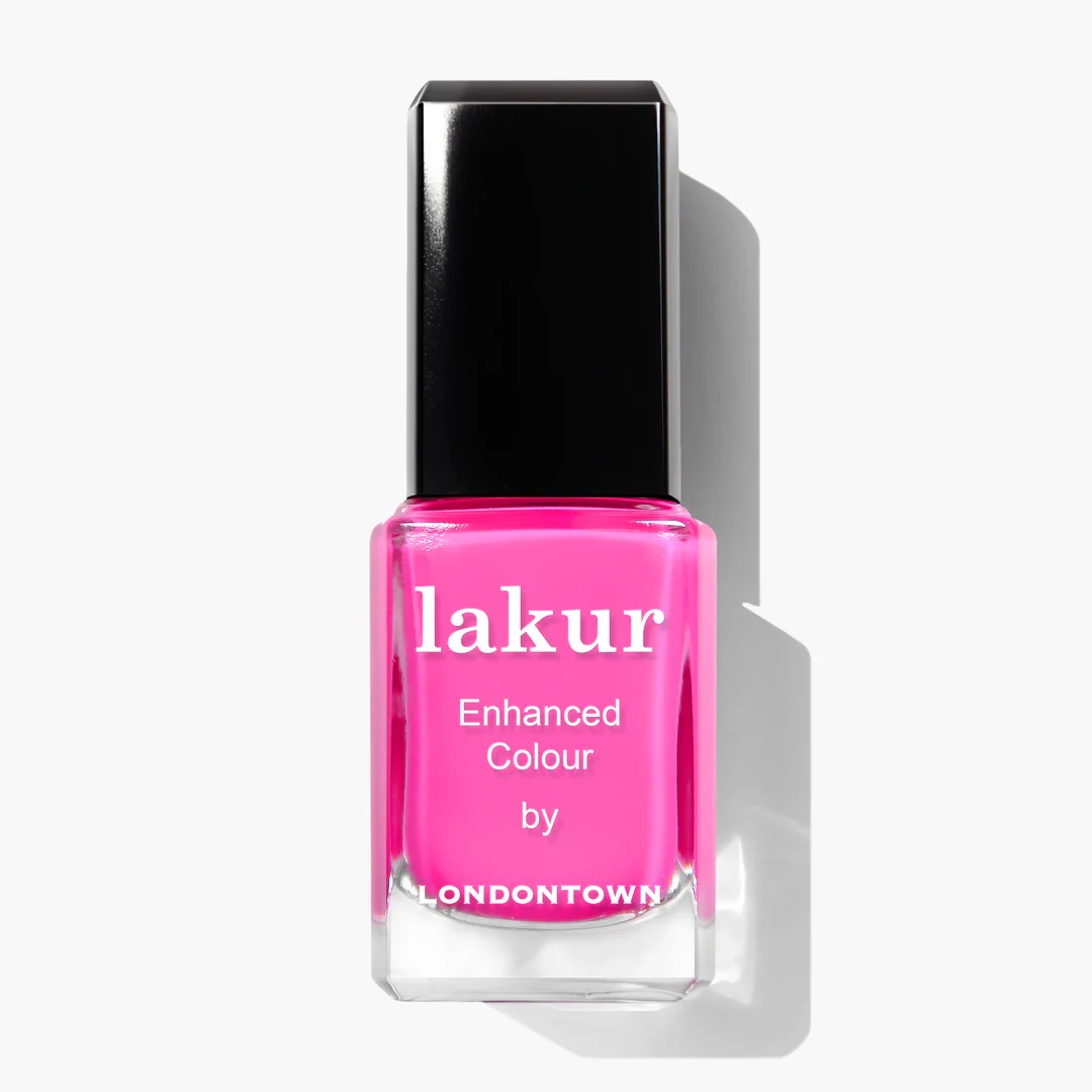 hot pink nail polish