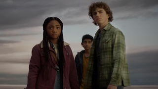 The core three trio of Percy Jackson & the Olympians featured in the teaser.