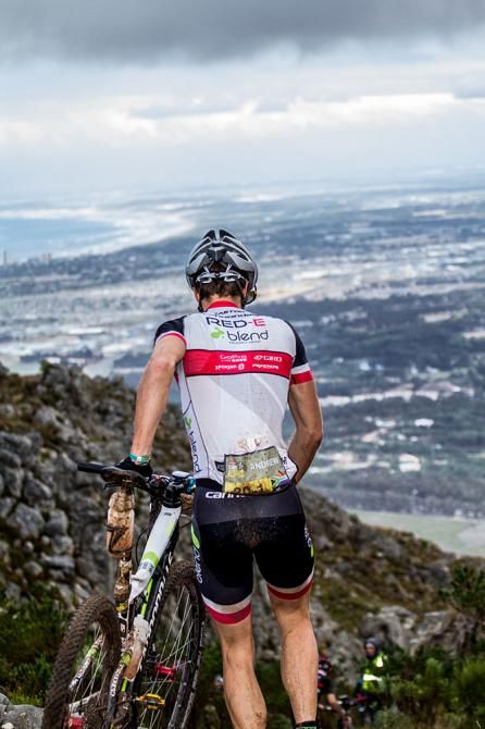 Stunning views towards Strand during the final stage
