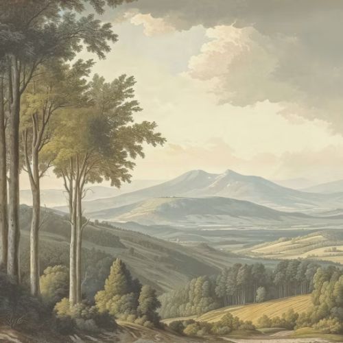 Bobbie Beck, Vintage Landscape Wallpaper Mural