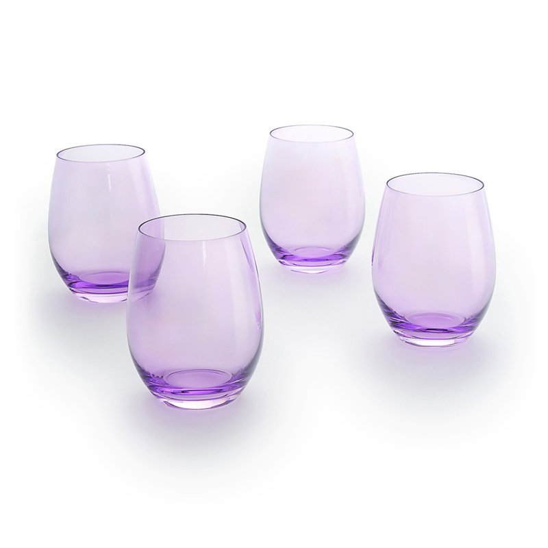 Godinger Silver Art Co Veneto Stemless Wine Glass &amp;amp; Reviews | Wayfair