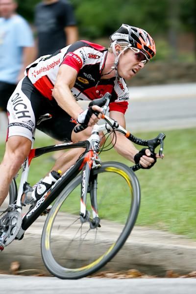 Brad White (OUCH) rode aggressively today.