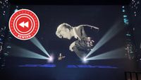 David Bowie 360 experience with Rewind logo