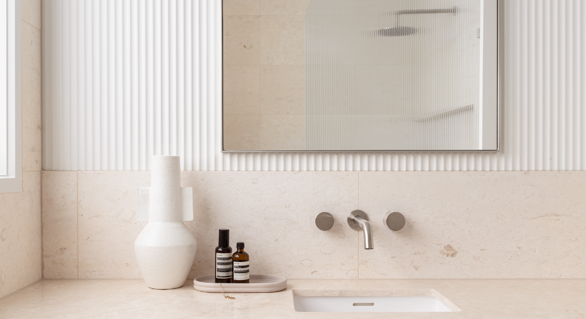 ABI Interiors brushed nickel taps