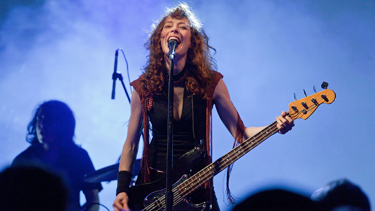 Melissa Auf Der Maur performs at Highline Ballroom on March 3, 2011 in New York City