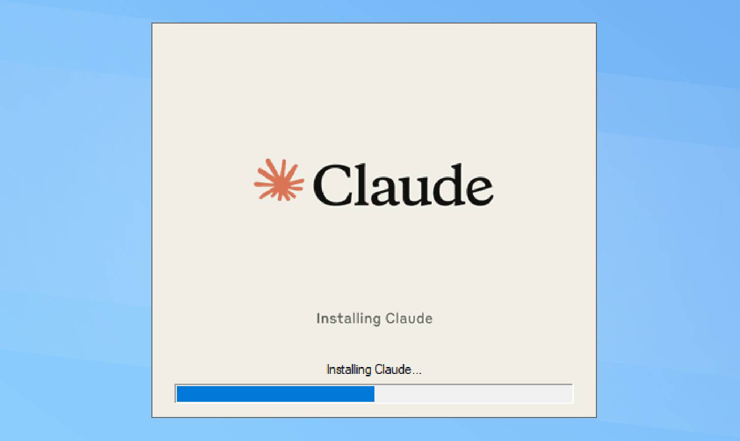 Installing Claude