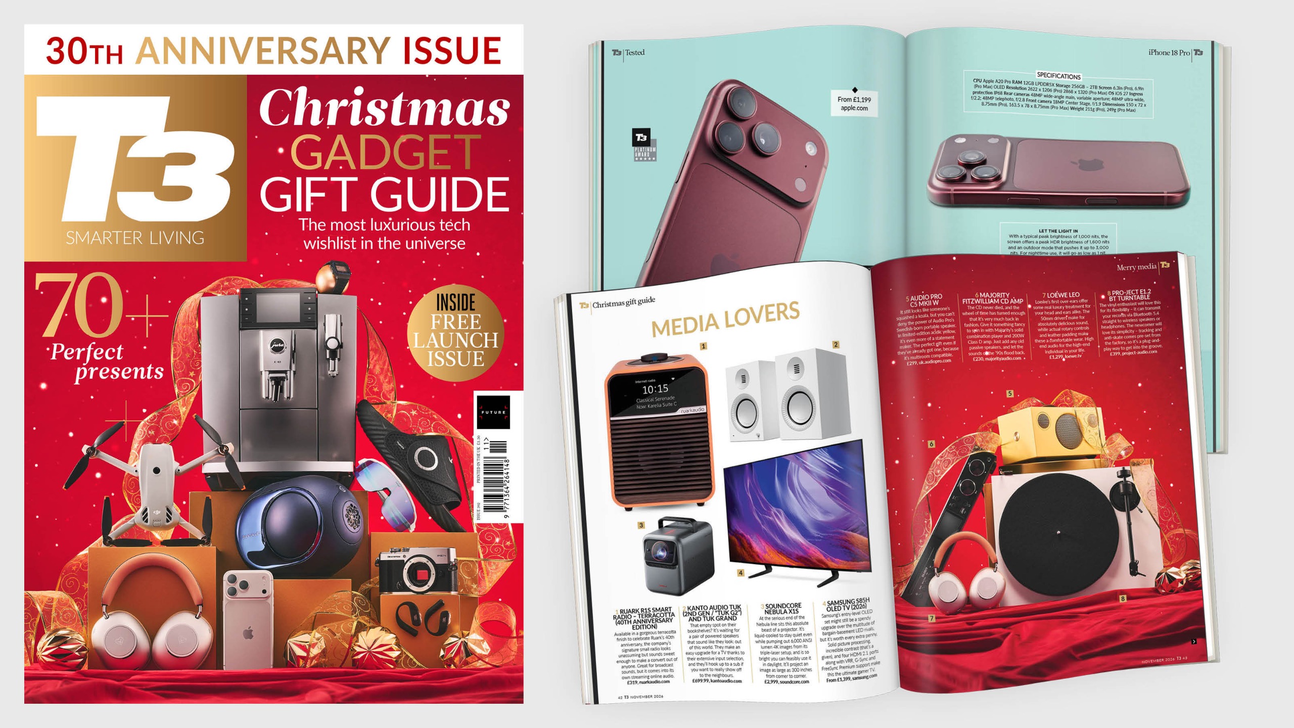The latest issue of T3 magazine