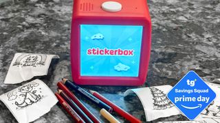 Stickerbox Mini Sticker Maker shown on table
