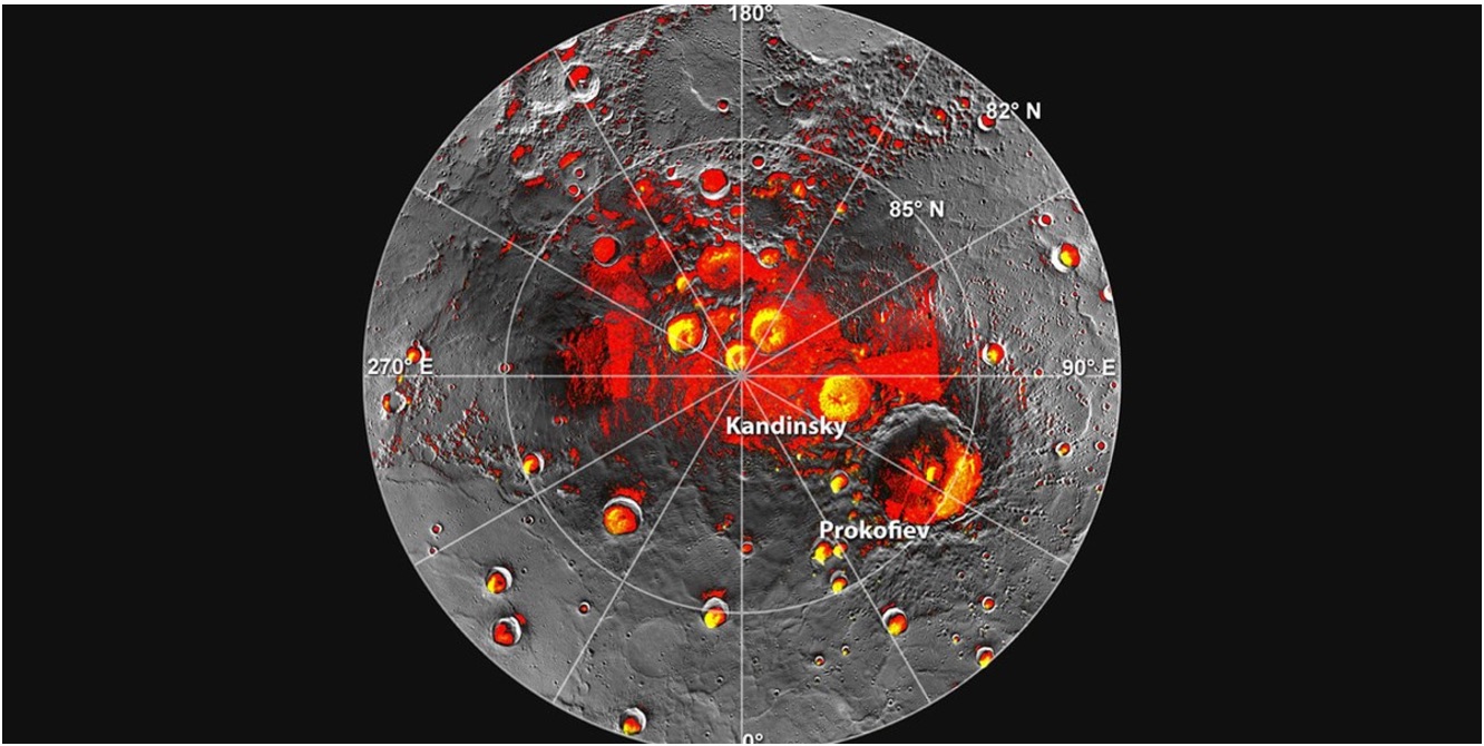 Mercury&#039;s north pole