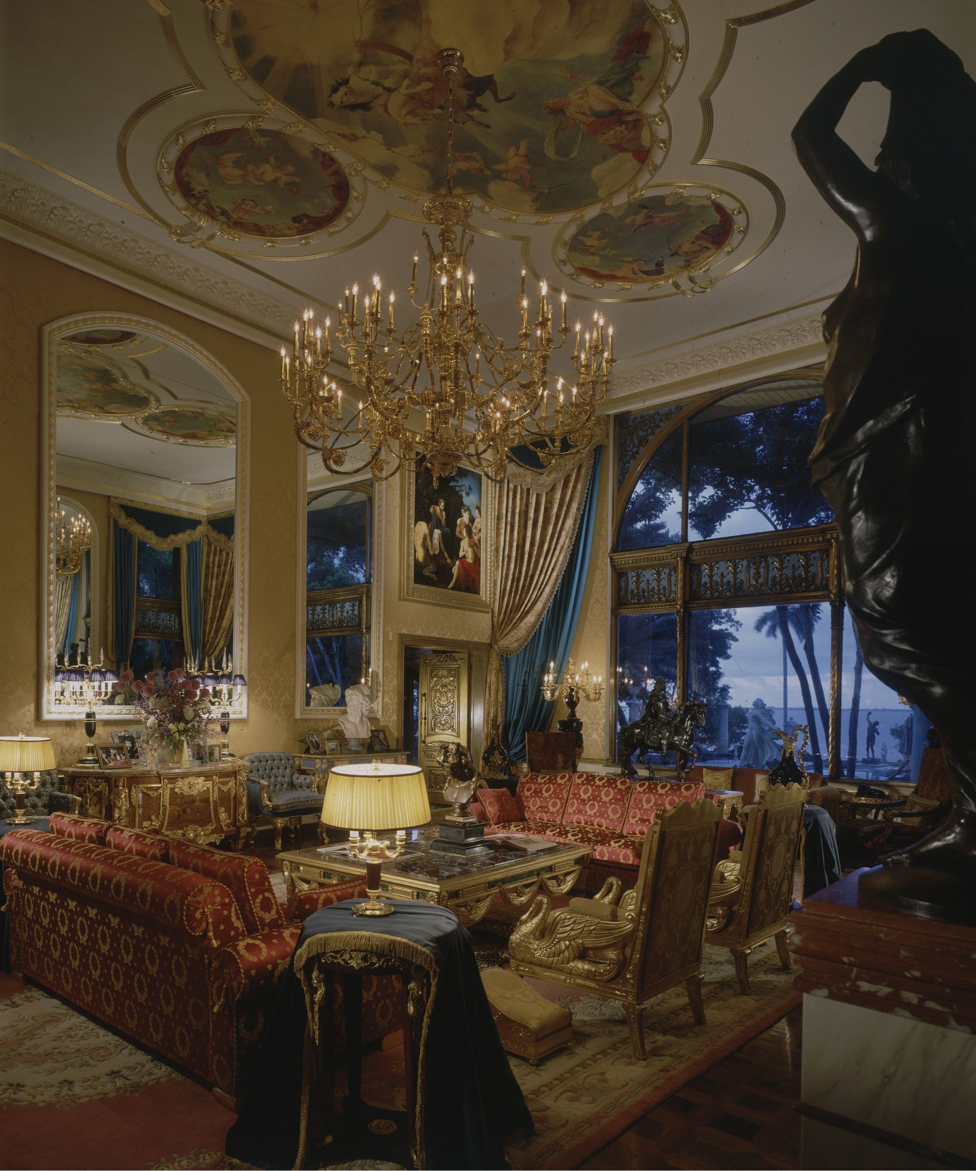 sylvester stallone's living room
