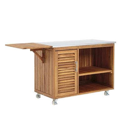 Laredoute wooden outdoor kitchen unit