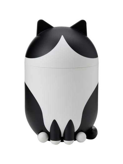 Grejsimojs Storage With Lid - Cat-Shaped Black/white