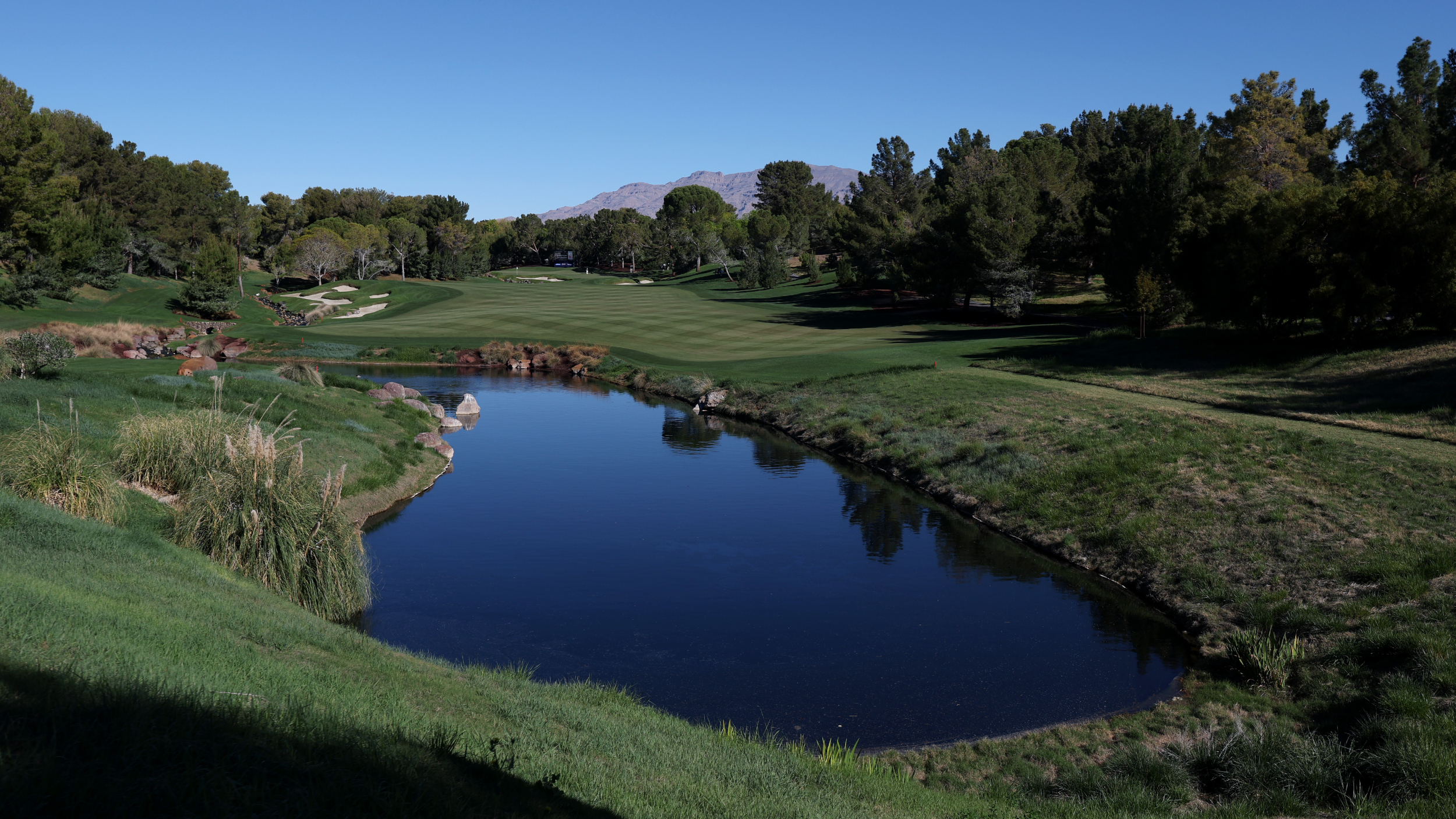 The ninth at Shadow Creek
