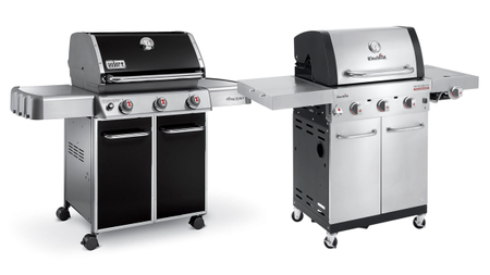 Weber vs Char-Broil on white background