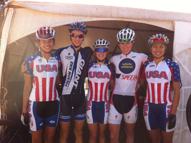 Five of the seven current or former NICA athletes representing the US at mountain bike Worlds in South Africa
