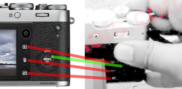 After lifting the shadows, you can see the three buttons and possibly the D-pad as well
