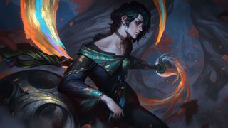 League of Legends artworking showing new champion Hwei