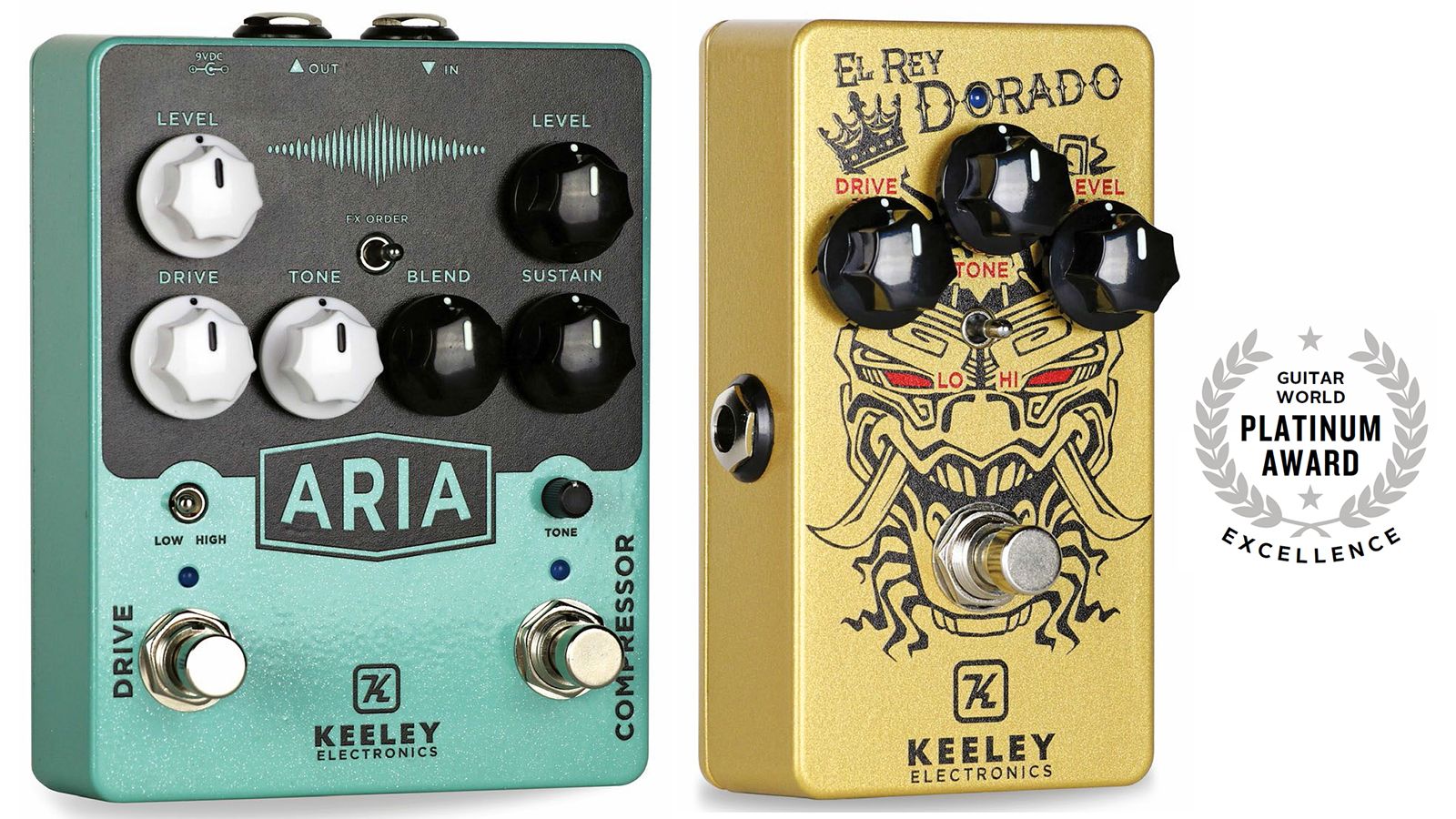 ギター KEELEY ARIA Overdrive and Compressor Aria - 20 for 20 Limited Edition - Keeley Electronics Guitar