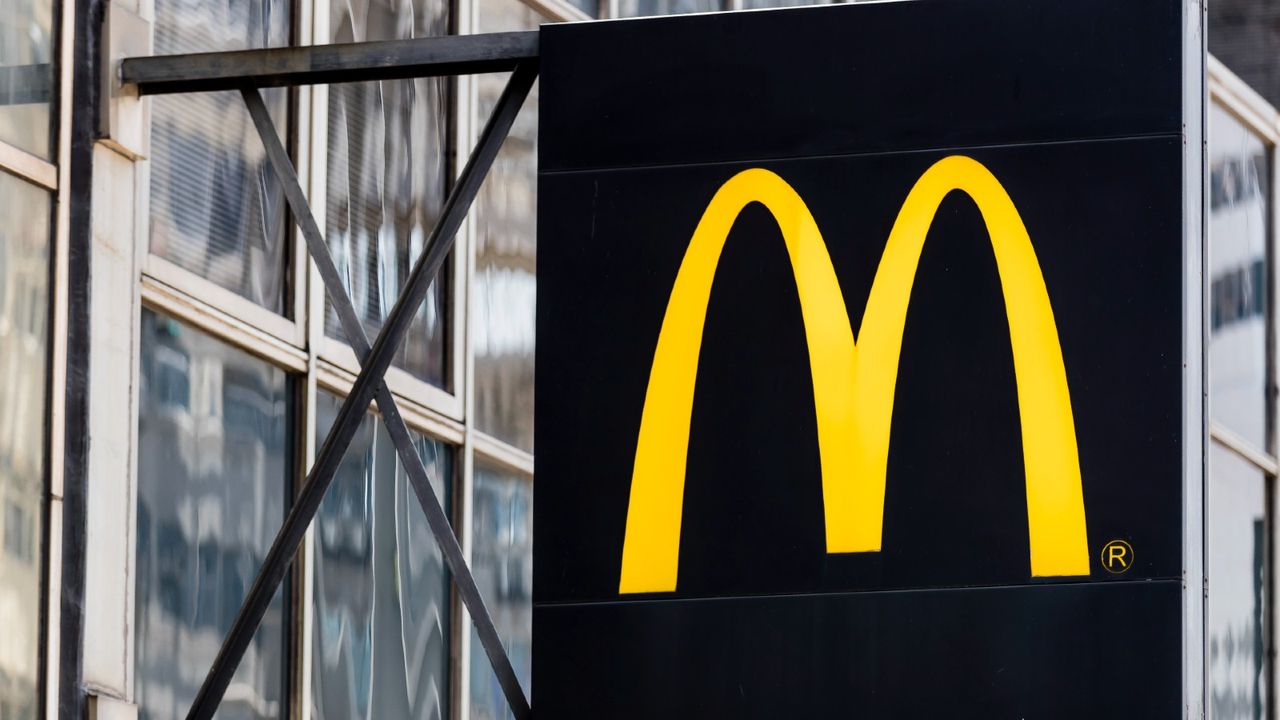 Signage of McDonald&#039;s fast food restaurant is seen in Hong Kong, Hong Kong, on August 02, 2018. McDonald&#039;s reported its second quarter 2018 results, sales at company-owned restaurants plunged by 27 percent during the second quarter and sales at U.S. locations that have been open at least a year grew by 2.6 percent.