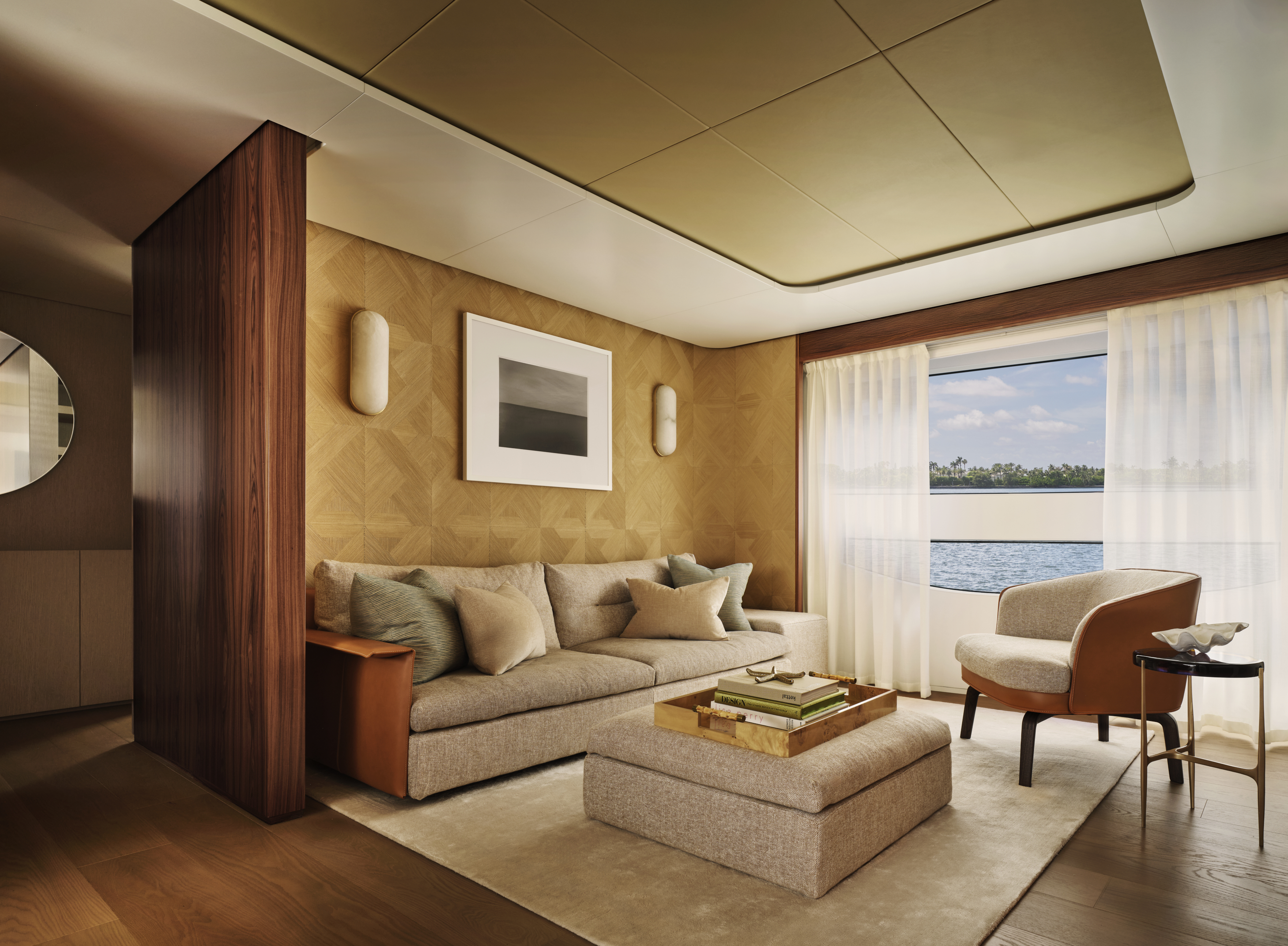 luxury yacht interior