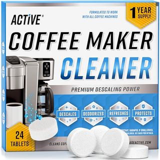 Coffee Machine Cleaner Descaler Tablets - 24 Count