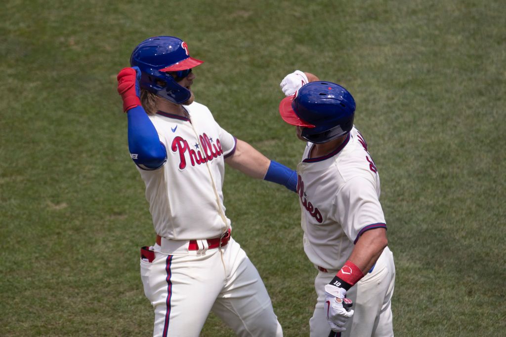 Bryce Harper and J.T. Realmuto.