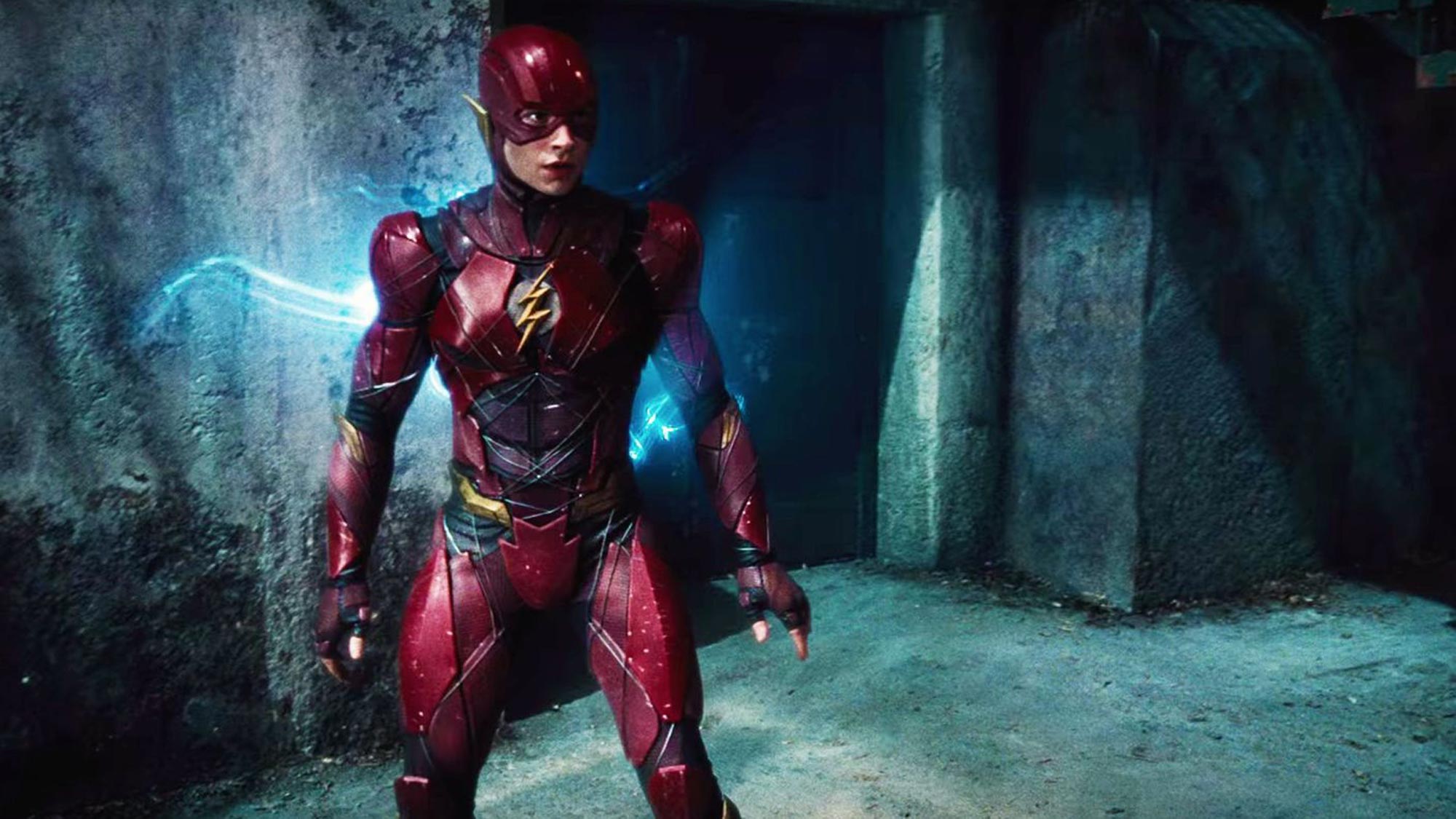 Ezra Miller als The Flash, der in einem der Upcoming DC-Filme mitspielen wird