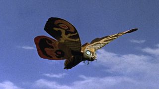 Giant moth Mothra takes flight!