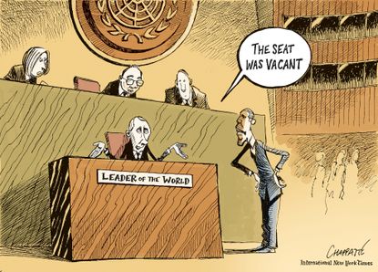 Obama Cartoon World U.N. Vladimir Putin
