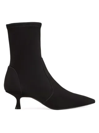 Stuart Weitzman, Naomi 50MM Suede Booties