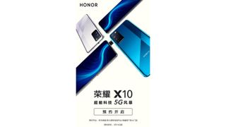 Honor X10 5G launch poster