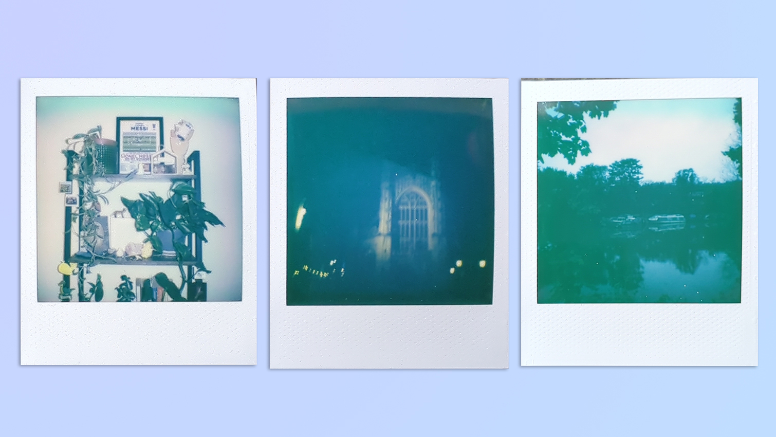 A compilation of scanned film photos taken on a Polaroid Go Gen 2 instant camera